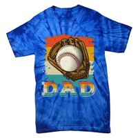 Retro Vintage Baseball Dad Family Matching Fathers Day Meaningful Gift Tie-Dye T-Shirt