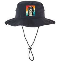 Retro Vintage Bernedoodle With Sunglasses Dog Lovers Bucket Hat