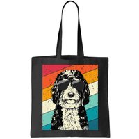 Retro Vintage Bernedoodle With Sunglasses Dog Lovers Bag