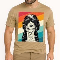 Retro Vintage Bernedoodle With Sunglasses Dog Lovers Performance Shirt