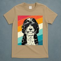 Retro Vintage Bernedoodle With Sunglasses Dog Lovers T-Shirt