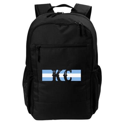Retro Vintage Blue Stripes Kc Kansas City Backpack