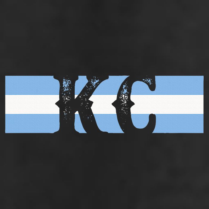 Retro Vintage Blue Stripes Kc Kansas City Tumbler