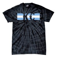 Retro Vintage Blue Stripes Kc Kansas City Tie-Dye T-Shirt