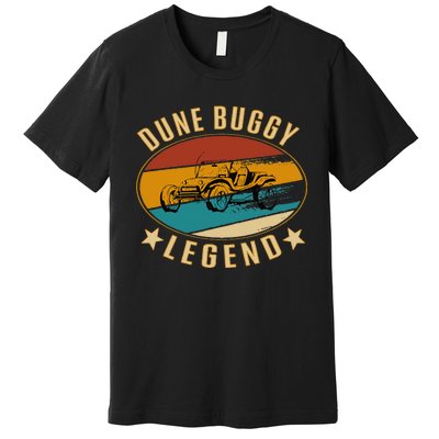 Retro Vintage Beach Car Dune Buggy Legend Premium T-Shirt