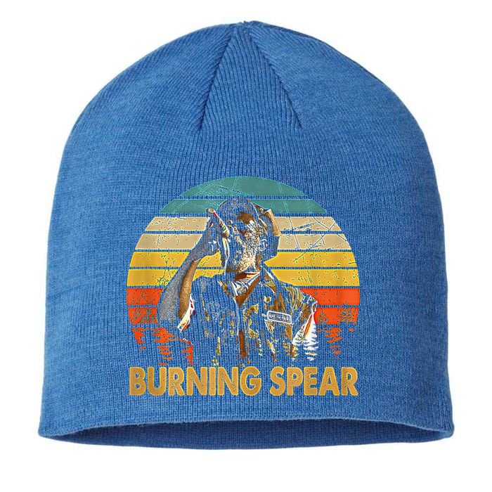 Retro Vintage Burning Art Spear Music Jamaican Singers Sustainable Beanie