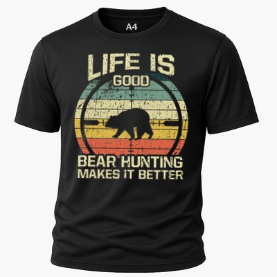 Retro Vintage Bear Hunter Bear Hunting Makes It Better Performance Shirt