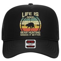 Retro Vintage Bear Hunter Bear Hunting Makes It Better Trucker Hat
