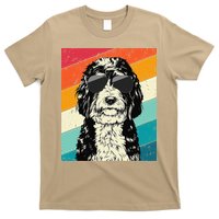 Retro Vintage Bernedoodle With Sunglasses Dog Lovers T-Shirt