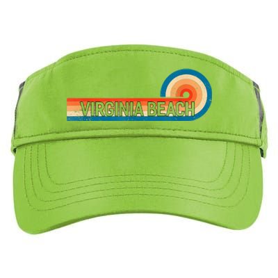 Retro VIRGINIA BEACH Vintage City VIRGINIA BEACH Adult Drive Performance Visor