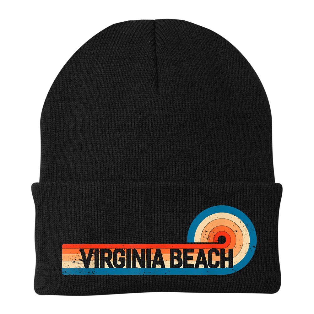 Retro VIRGINIA BEACH Vintage City VIRGINIA BEACH Beanie
