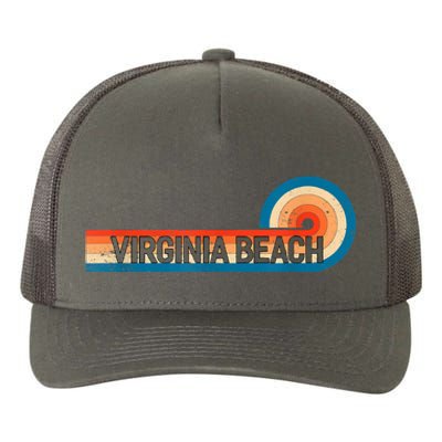 Retro VIRGINIA BEACH Vintage City VIRGINIA BEACH Yupoong Adult 5-Panel Trucker Hat