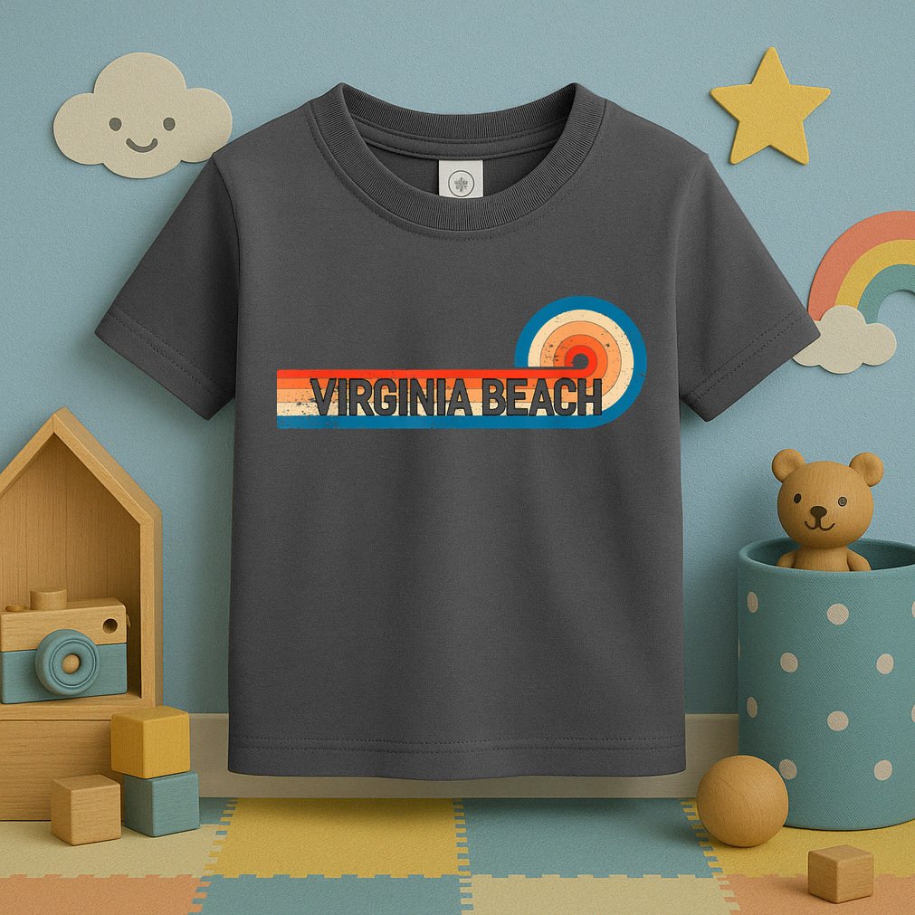 Retro VIRGINIA BEACH Vintage City VIRGINIA BEACH Toddler T-Shirt