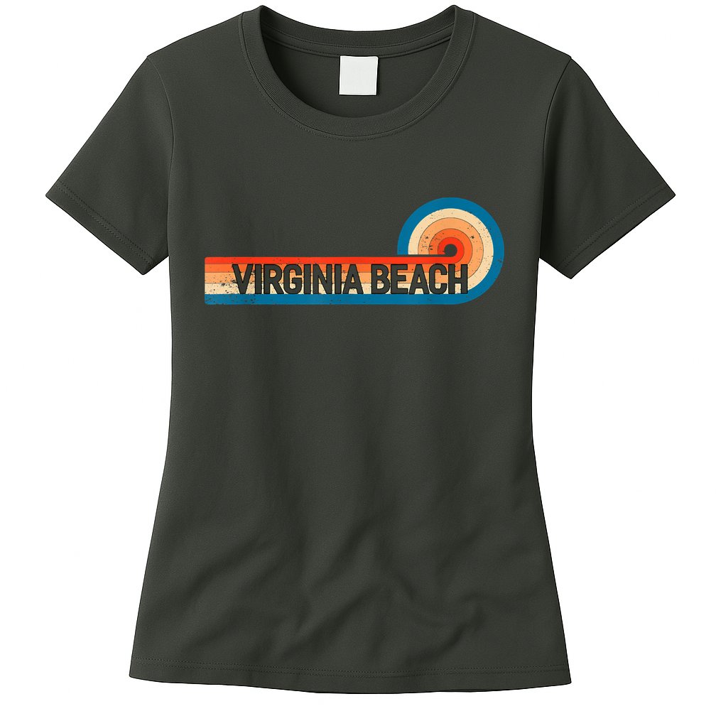 Retro VIRGINIA BEACH Vintage City VIRGINIA BEACH Womens T-Shirt