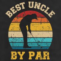 Retro Vintage Best uncle By Par Golf Father's Day Hat
