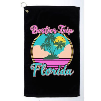 Retro VIntage Besties Trip Florida Platinum Collection Golf Towel