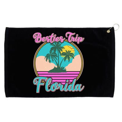 Retro VIntage Besties Trip Florida Grommeted Golf Towel