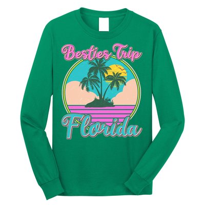 Retro VIntage Besties Trip Florida Long Sleeve Shirt