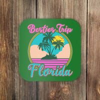 Retro VIntage Besties Trip Florida Coaster