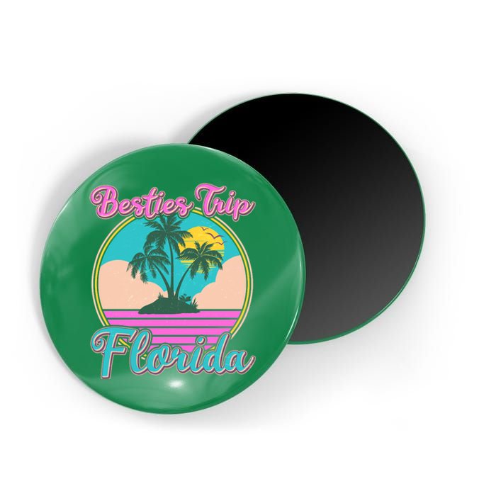 Retro VIntage Besties Trip Florida Magnet