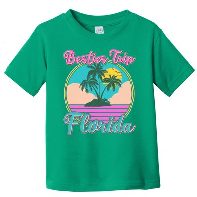 Retro VIntage Besties Trip Florida Toddler T-Shirt