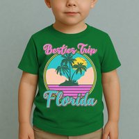 Retro VIntage Besties Trip Florida Toddler T-Shirt