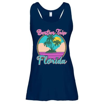 Retro VIntage Besties Trip Florida Ladies Essential Flowy Tank