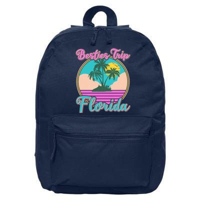 Retro VIntage Besties Trip Florida 16 in Basic Backpack