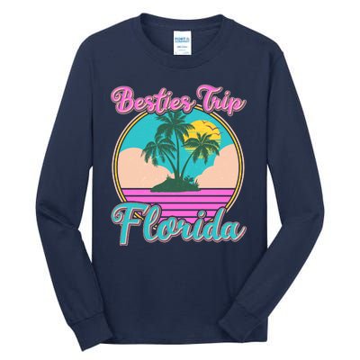 Retro VIntage Besties Trip Florida Tall Long Sleeve T-Shirt