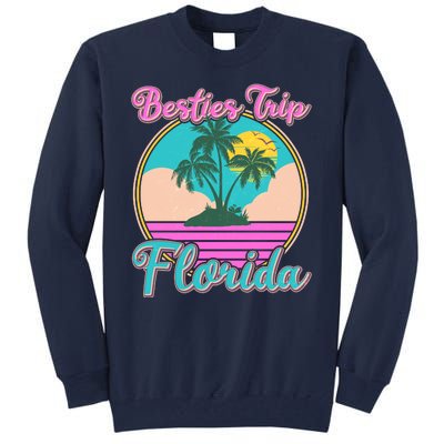 Retro VIntage Besties Trip Florida Tall Sweatshirt