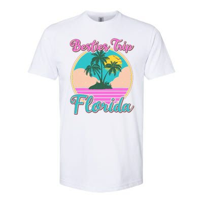 Retro VIntage Besties Trip Florida Softstyle® CVC T-Shirt