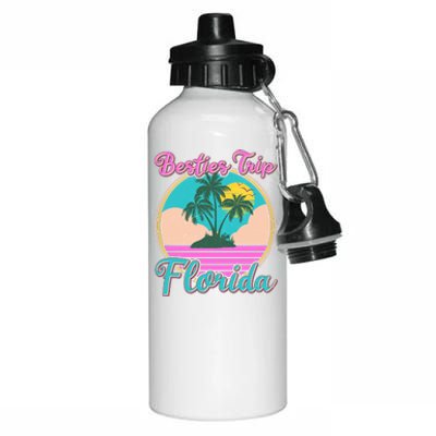 Retro VIntage Besties Trip Florida Aluminum Water Bottle