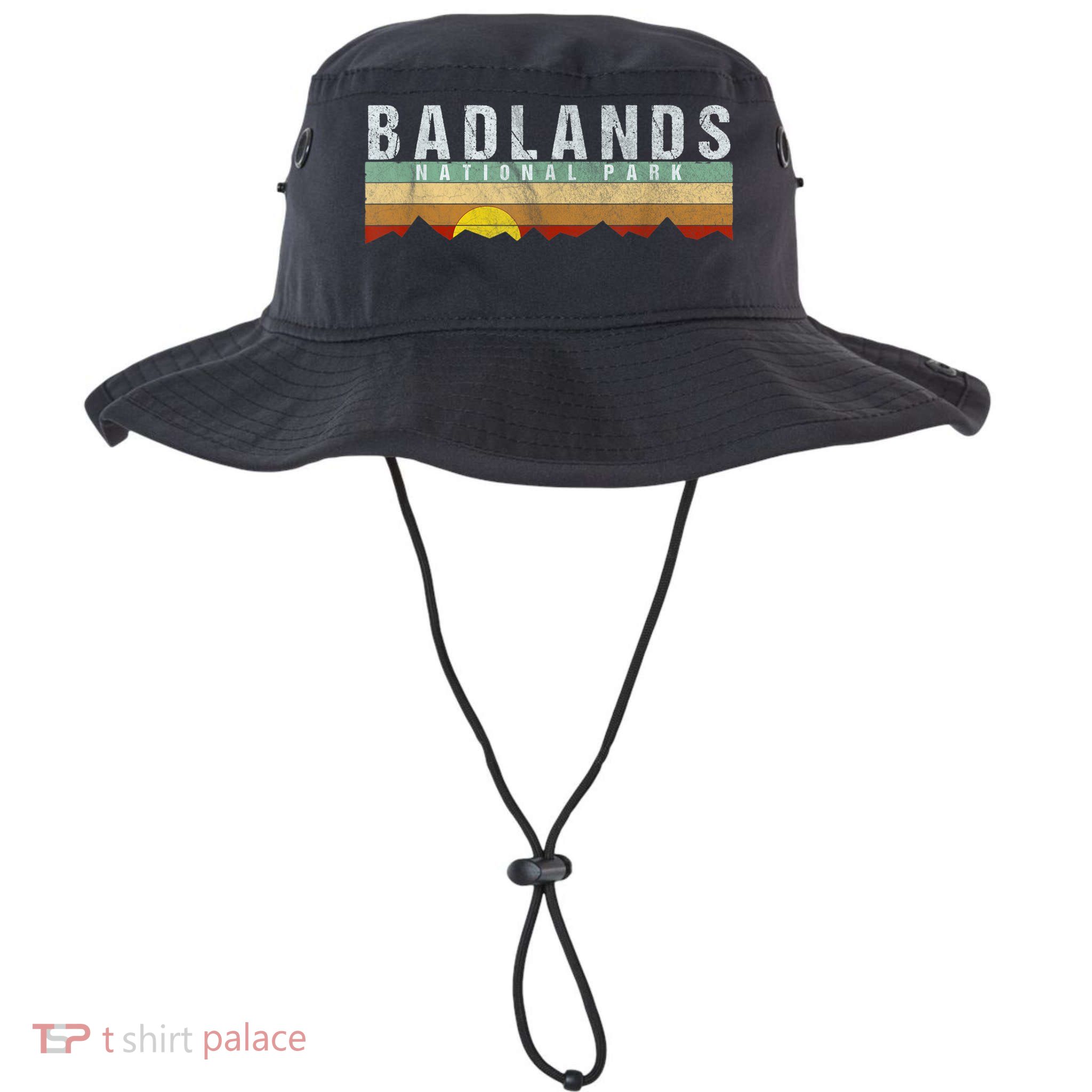 Retro Vintage Badlands National Park Bucket Hat