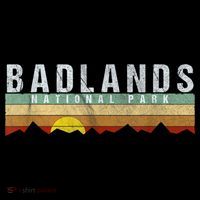 Retro Vintage Badlands National Park Bucket Hat