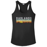 Retro Vintage Badlands National Park Ladies PosiCharge Competitor Racerback Tank