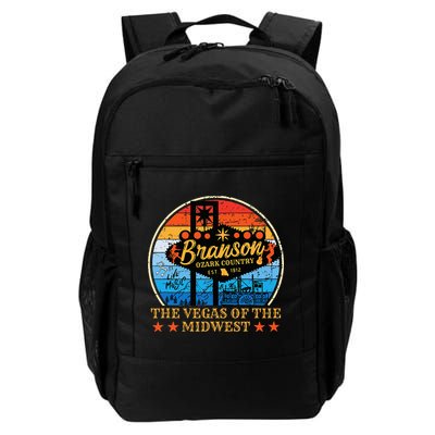 Retro Vintage Branson Missouri Vegas Of The Midwest Tourism Backpack