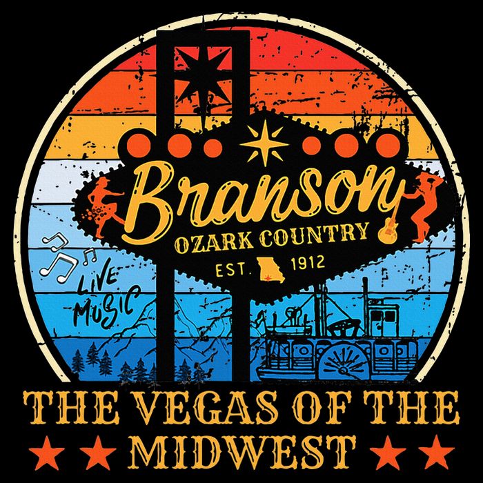 Retro Vintage Branson Missouri Vegas Of The Midwest Tourism Backpack