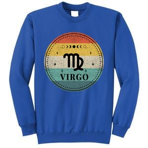 Retro Virgo Birthday Zodiac Sign Virgo Cute Gift Sweatshirt