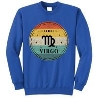 Retro Virgo Birthday Zodiac Sign Virgo Cute Gift Sweatshirt