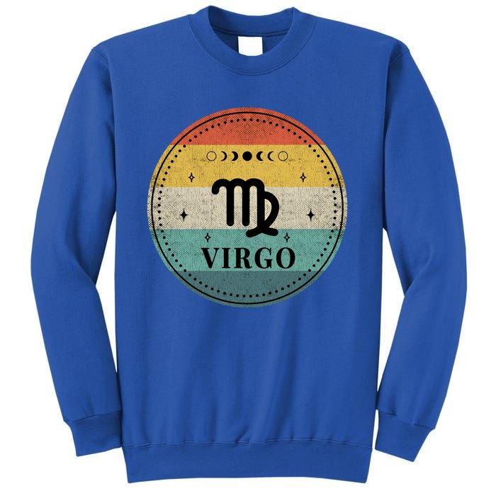 Retro Virgo Birthday Zodiac Sign Virgo Cute Gift Sweatshirt