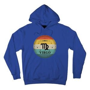 Retro Virgo Birthday Zodiac Sign Virgo Cute Gift Tall Hoodie