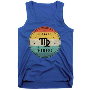 Retro Virgo Birthday Zodiac Sign Virgo Cute Gift Tank Top