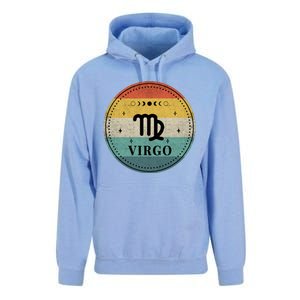 Retro Virgo Birthday Zodiac Sign Virgo Cute Gift Unisex Surf Hoodie