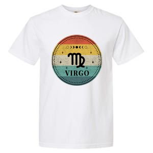 Retro Virgo Birthday Zodiac Sign Virgo Cute Gift Garment-Dyed Heavyweight T-Shirt