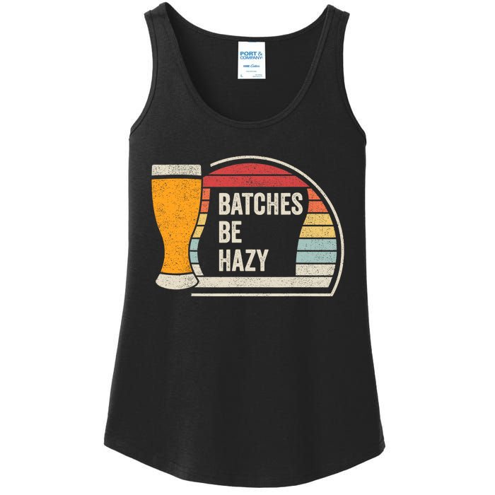 Retro Vintage Batches Be Hazy For Home Brewing Craft Beer Ladies Essential Tank