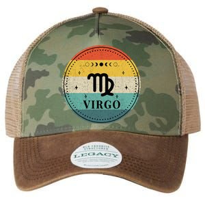 Retro Virgo Birthday Zodiac Sign Virgo Legacy Tie Dye Trucker Hat