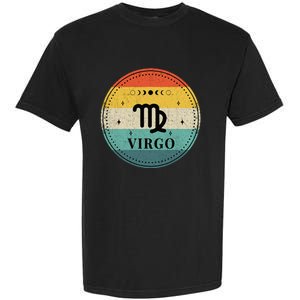 Retro Virgo Birthday Zodiac Sign Virgo Garment-Dyed Heavyweight T-Shirt