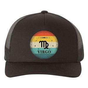 Retro Virgo Birthday Zodiac Sign Virgo Yupoong Adult 5-Panel Trucker Hat