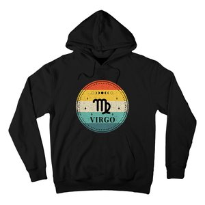 Retro Virgo Birthday Zodiac Sign Virgo Hoodie