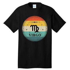 Retro Virgo Birthday Zodiac Sign Virgo Tall T-Shirt